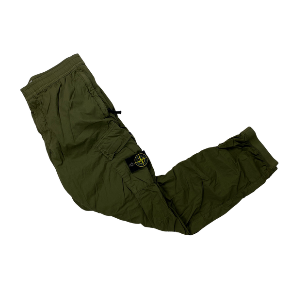 Stone Island 2021 Khaki Regular Tapered Cargo Trousers