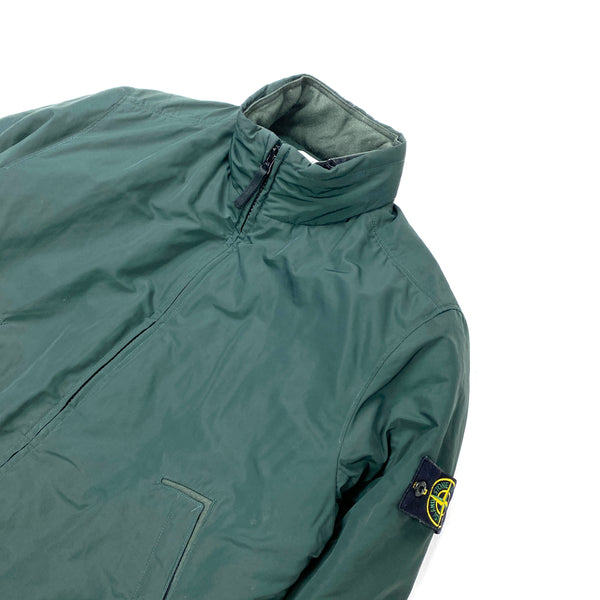 Stone Island Green Micro Reps Primaloft Lined Jacket