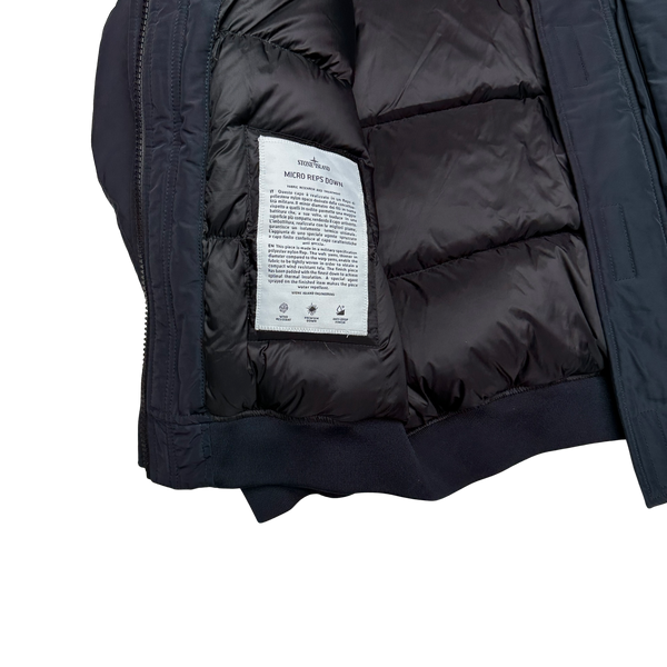 Stone Island Dark Navy 2020 Down Filled Micro Reps Jacket – Mat