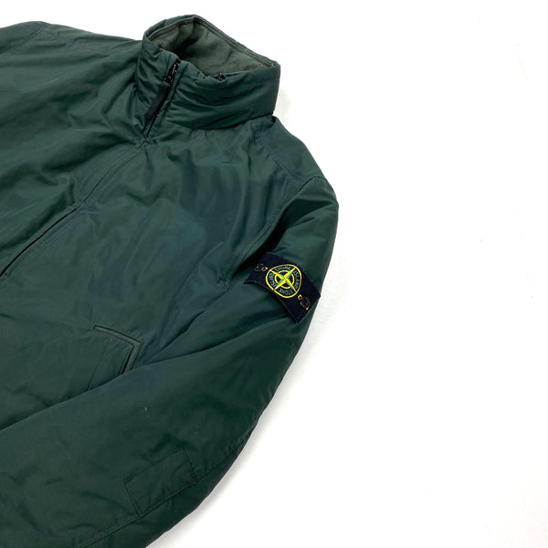 Stone Island Green Micro Reps Primaloft Lined Jacket