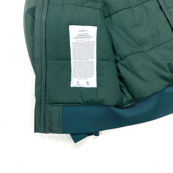 Stone Island Green Micro Reps Primaloft Lined Jacket