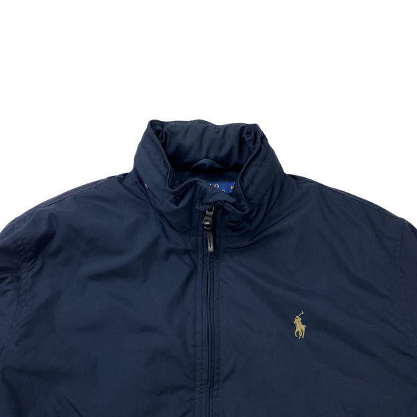 Ralph Lauren Navy Fleece Lined Water Resistant Jacket