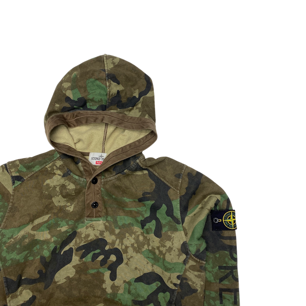 Stone Island Supreme Camo Hooded Jumper