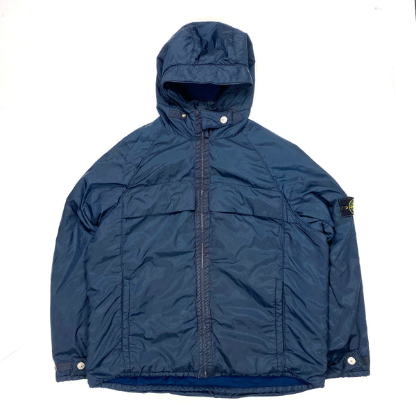 Stone Island Navy Vintage Fleece Lined Nylon Jacket
