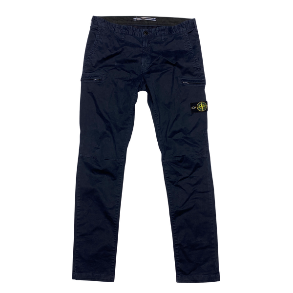 Stone Island 2019 Navy Skinny Fit Cargos