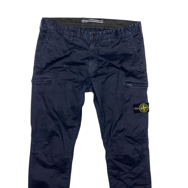 Stone Island 2019 Navy Skinny Fit Cargos