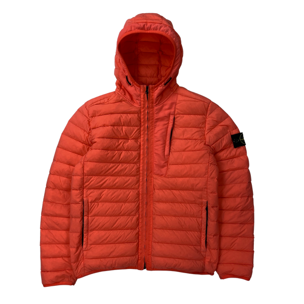 Stone Island 2020 Peach Loom Woven Down Puffer Jacket