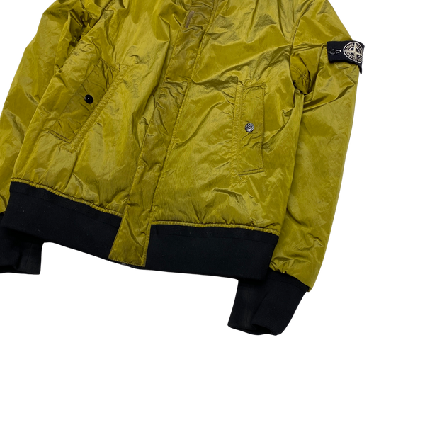 Stone Island Cast Leather Nylon Metal Reversible Jacket