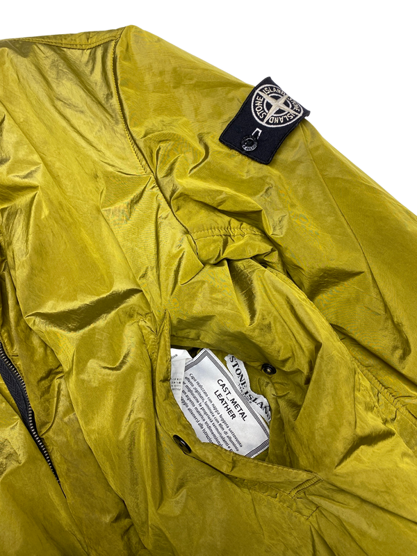 Stone Island Cast Leather Nylon Metal Reversible Jacket