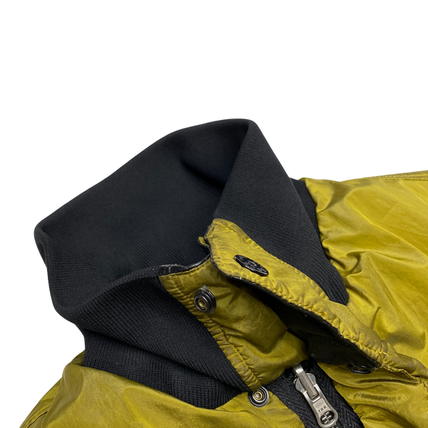 Stone Island Cast Leather Nylon Metal Reversible Jacket