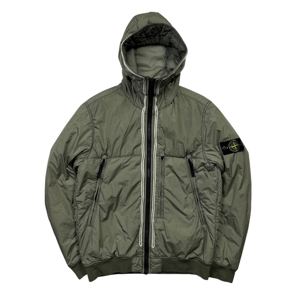 Stone Island Khaki Crinkle Reps NY Jacket - Large