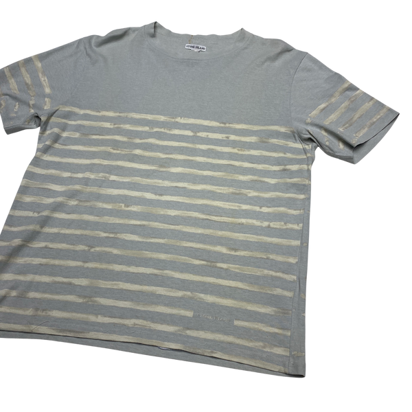Stone Island Vintage 2001 Striped Cotton T Shirt