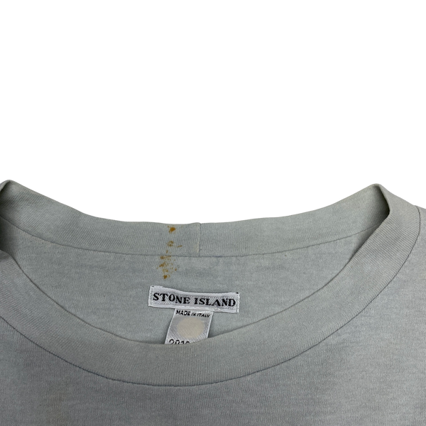 Stone Island Vintage 2001 Striped Cotton T Shirt