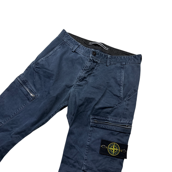 Stone Island Navy 2016 SK Cargo Trousers - 31"