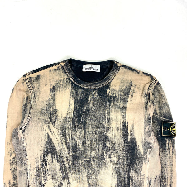 Stone Island Hand Corrosion Crewneck Sweatshirt