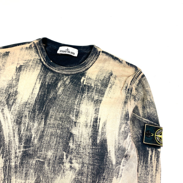 Stone Island Hand Corrosion Crewneck Sweatshirt