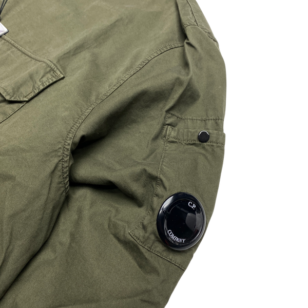 CP Company Khaki Green Lens Viewer Overshirt