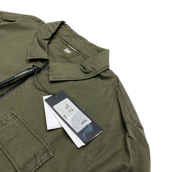 CP Company Khaki Green Lens Viewer Overshirt