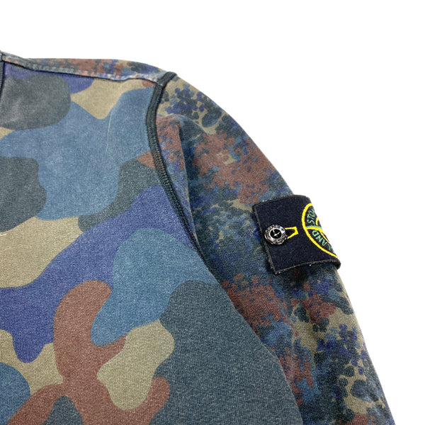 Stone Island Camouflage Crewneck Sweatshirt