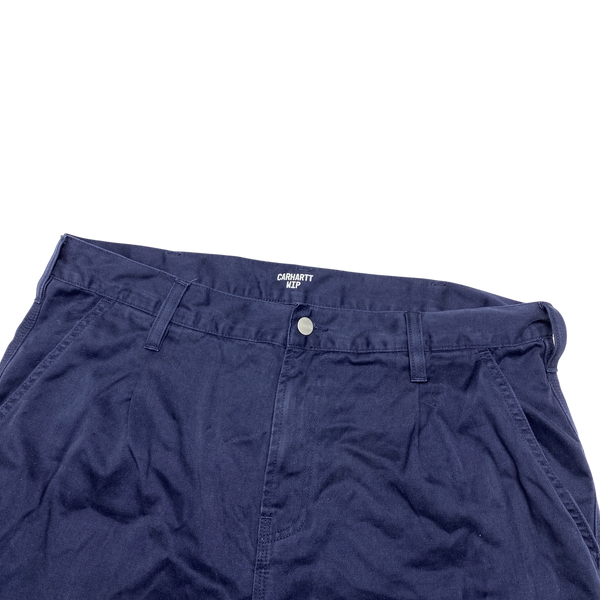 Carhartt Navy Abbott Pant Trousers