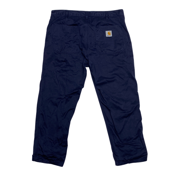 Carhartt Navy Abbott Pant Trousers