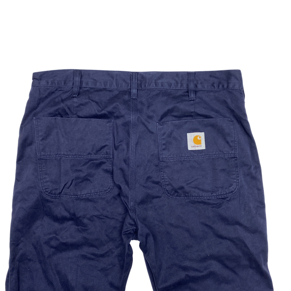 Carhartt Navy Abbott Pant Trousers