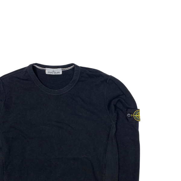 Stone Island 2017 Black Cotton Sweatshirt