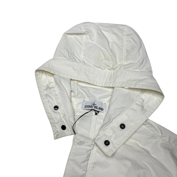 Stone Island White Nylon Batavia TC Jacket