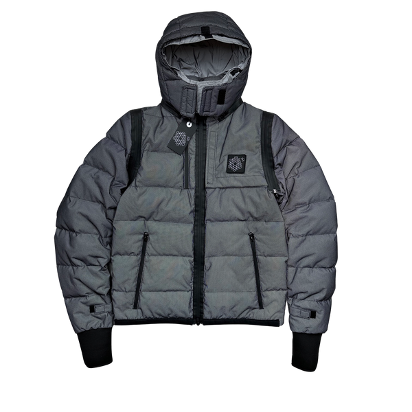 Plurimus Reflective Reflex Net Down Jacket - Small