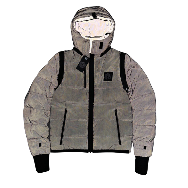 Plurimus Reflective Reflex Net Down Jacket - Small