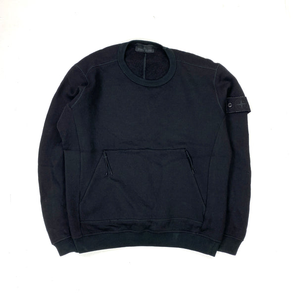 Stone Island Black Ghost Wool Crewneck