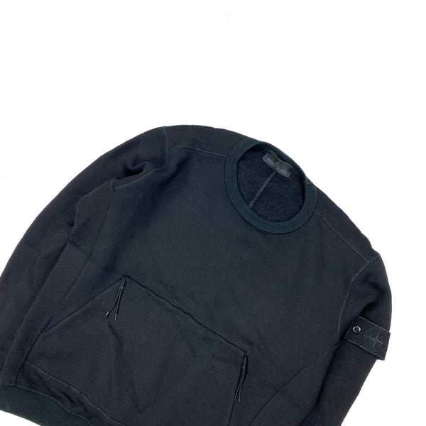 Stone Island Black Ghost Wool Crewneck