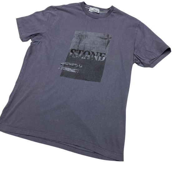 Stone Island 2016 Navy Cotton Chest Logo T Shirt