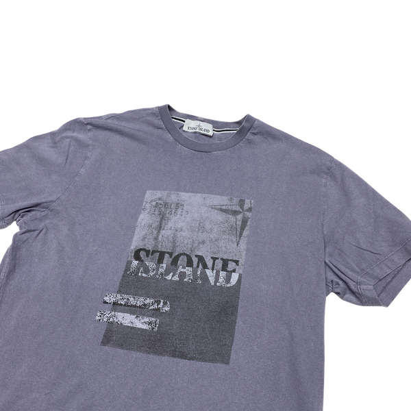 Stone Island 2016 Navy Cotton Chest Logo T Shirt