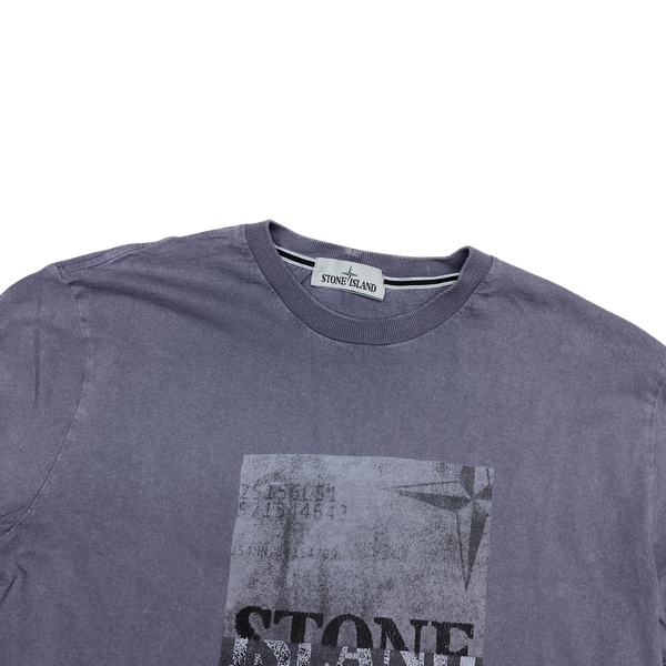 Stone Island 2016 Navy Cotton Chest Logo T Shirt