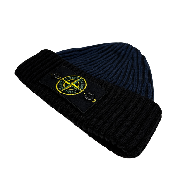 Stone Island 2011 Two Tone Ribbed Wool Beanie