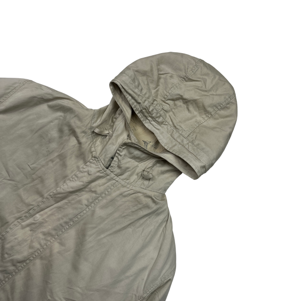Stone Island 2001 Double Layer Raso Gommato Parka Jacket - XL