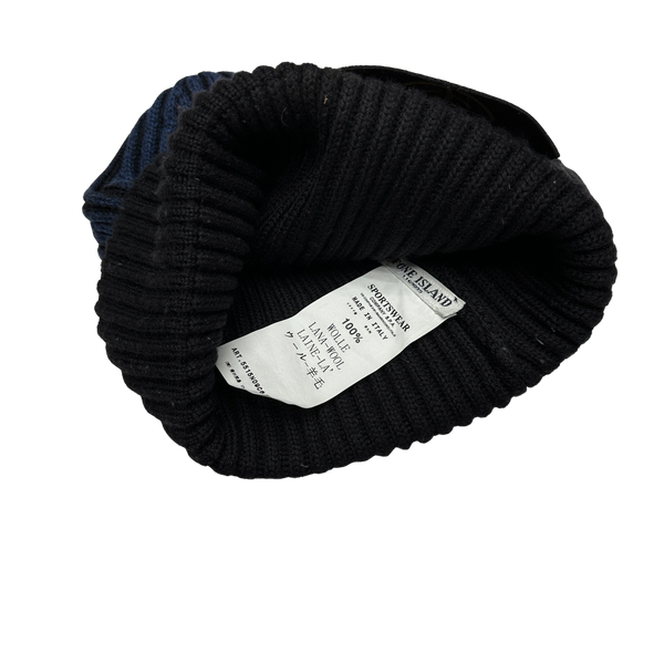 Stone Island 2011 Two Tone Ribbed Wool Beanie