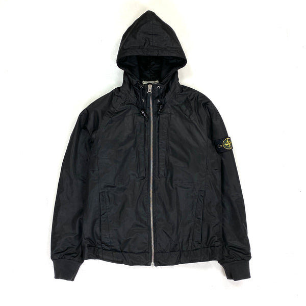 Stone Island 2009 Black Thick Nylon Membrana Jacket