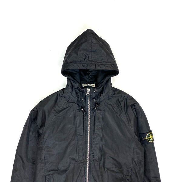 Stone Island 2009 Black Thick Nylon Membrana Jacket