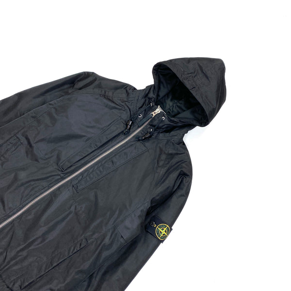 Stone Island 2009 Black Thick Nylon Membrana Jacket