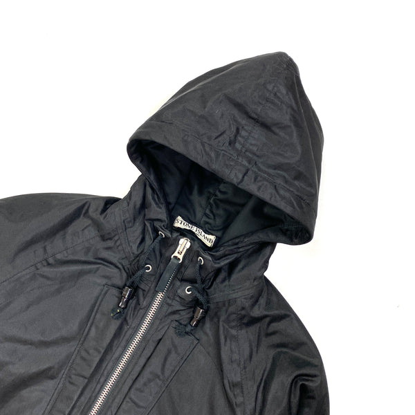 Stone Island 2009 Black Thick Nylon Membrana Jacket