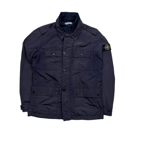 Stone Island 2011 Navy Micro Reps Field Jacket - Large