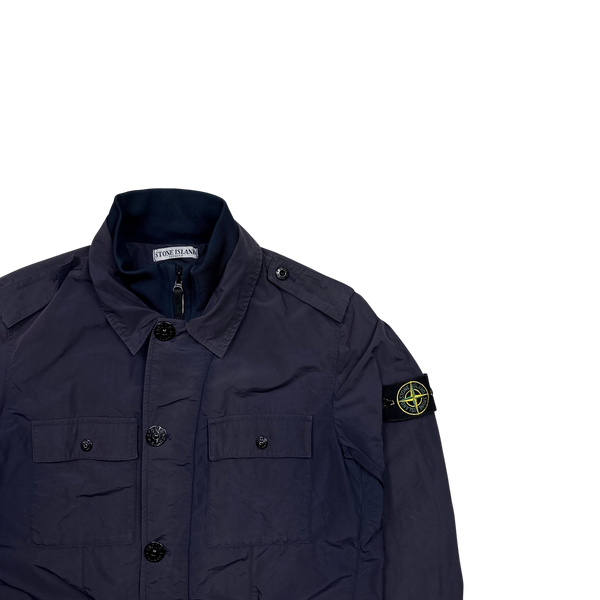 Stone Island 2011 Navy Micro Reps Field Jacket - Large