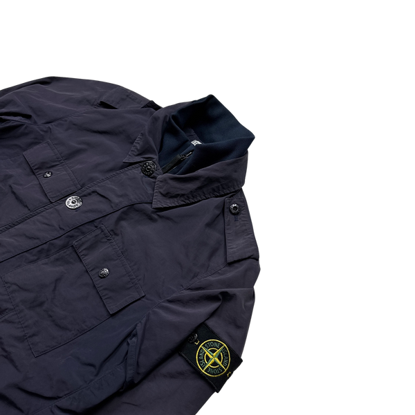 Stone Island 2011 Navy Micro Reps Field Jacket - Large
