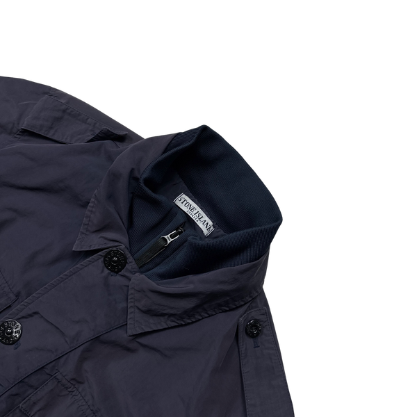 Stone Island 2011 Navy Micro Reps Field Jacket - Large
