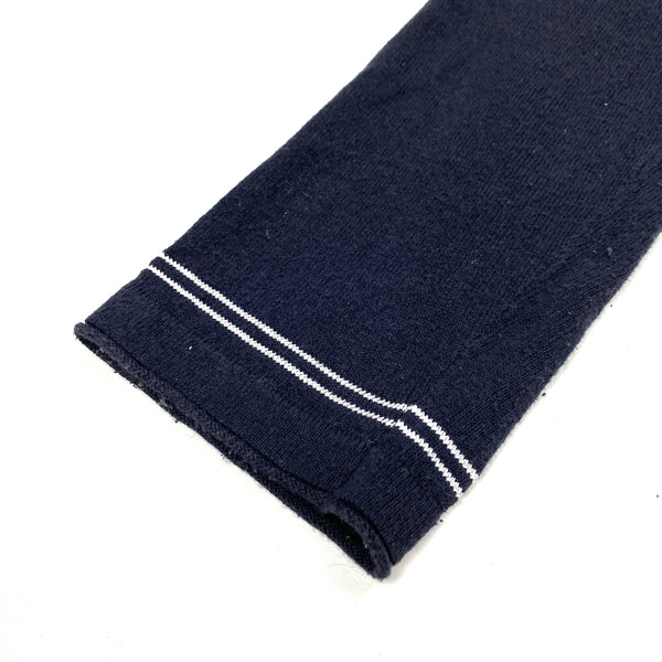 Stone Island Navy Cotton Zipped Jumper