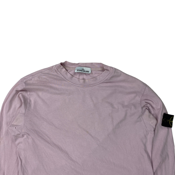 Stone Island 2017 Pink Longsleeve Cotton Top