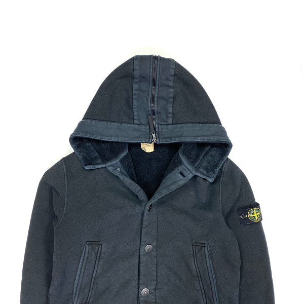 Stone Island Vintage 1999 Thick Cotton Fleece Lined Hooded Jacket