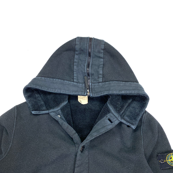 Stone Island Vintage 1999 Thick Cotton Fleece Lined Hooded Jacket